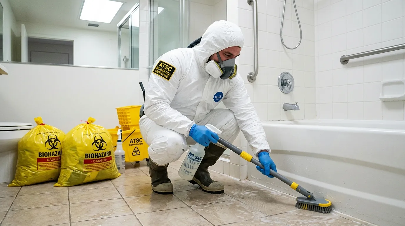 Decontamination equipment deployed for Blood Cleanup in Brighton